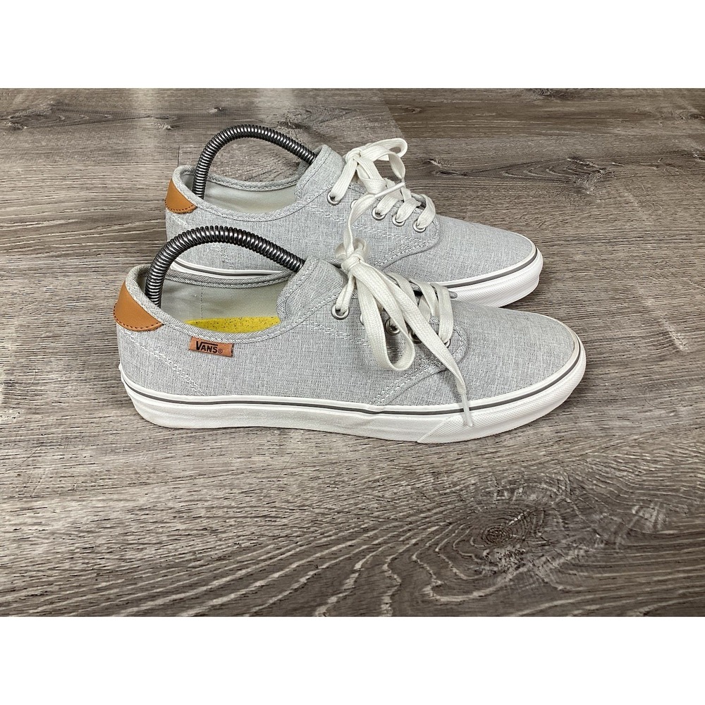 Vans Camden Women's Deluxe Ortholite Low Top Canvas Sneaker Gray Size 10 Shoes
